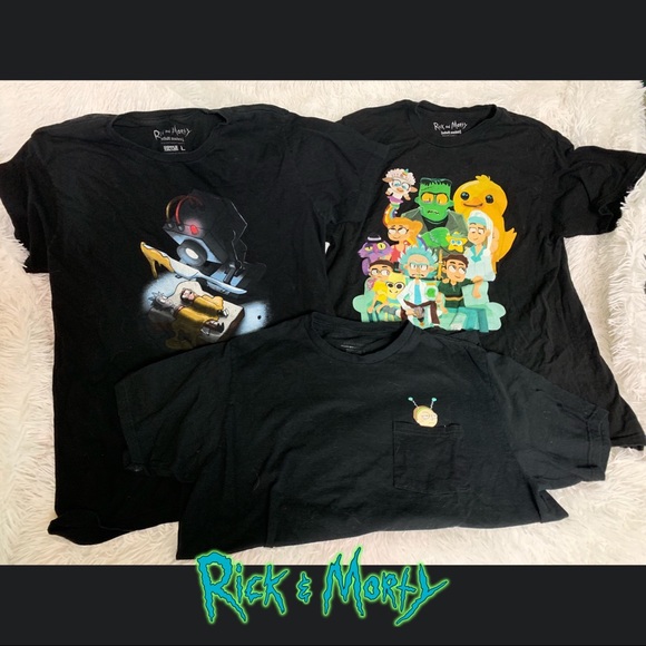 Hot Topic Other - Rick & Morty T-Shirt Bundle Men’s Large